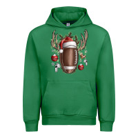 Emerald christmas football Urban Hoodie - SublimationCraftShop