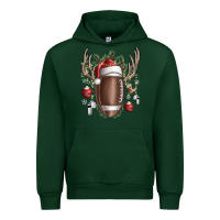 Forest Green christmas football Urban Hoodie - SublimationCraftShop