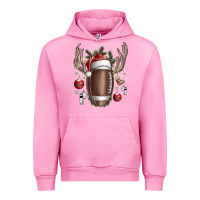 Fuchsia Pink christmas football Urban Hoodie - SublimationCraftShop
