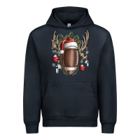 Navy christmas football Urban Hoodie - SublimationCraftShop