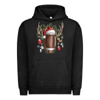 Pigment Black christmas football Urban Hoodie - SublimationCraftShop