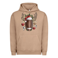 Pigment Burro christmas football Urban Hoodie - SublimationCraftShop