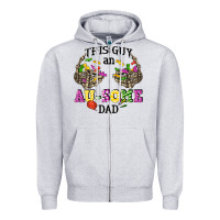 Heather Grey this guy an au some dad Zipper Hoodie - CowGirlArtShop