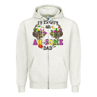 Oatmeal Heather this guy an au some dad Zipper Hoodie - CowGirlArtShop