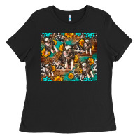 Black Western Pigs Ladies Tee - LillyAllenDesigns
