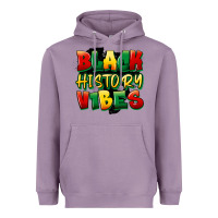 Lavender black history vibes Heavyweight Hoodie - FaDigitalArtStudio