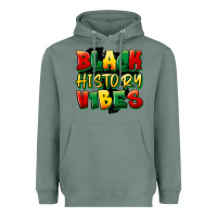 Sage black history vibes Heavyweight Hoodie - FaDigitalArtStudio