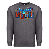 Charcoal Heather American mini 4th of july Premium Sweatshirt - FaDigitalArtStudio