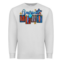 Dove Grey American mini 4th of july Premium Sweatshirt - FaDigitalArtStudio