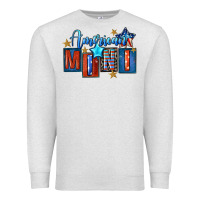 Oatmeal Heather American mini 4th of july Premium Sweatshirt - FaDigitalArtStudio