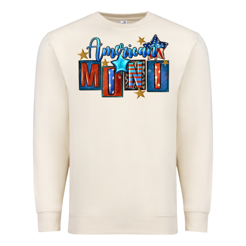 American Mini 4th Of July Premium Sweatshirt by FaDigitalArtStudio | Teevron