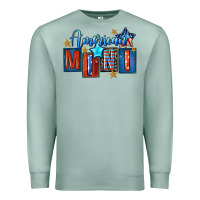 Seafoam American mini 4th of july Premium Sweatshirt - FaDigitalArtStudio