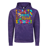 Cloud Purple LGBTQ I Can't Even Think Straight Vintage Hoodie - BundleAndBundleShop