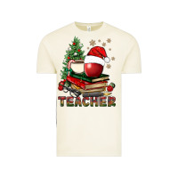 Vintage Arctic Teacher With Christmas Tree Vintage Tee - BundleAndBundleShop