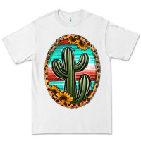 White serape and sunflower cactus Premium Tee - Jasminsmagicworld