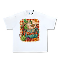 White Blessed Urban Heavy Tee - BundleAndBundleShop