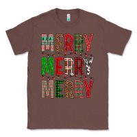 Chestnut Merry Merry Merry Christmas Classic Tee - BundleAndBundleShop