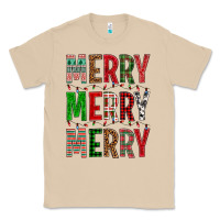Mushroom Merry Merry Merry Christmas Classic Tee - BundleAndBundleShop