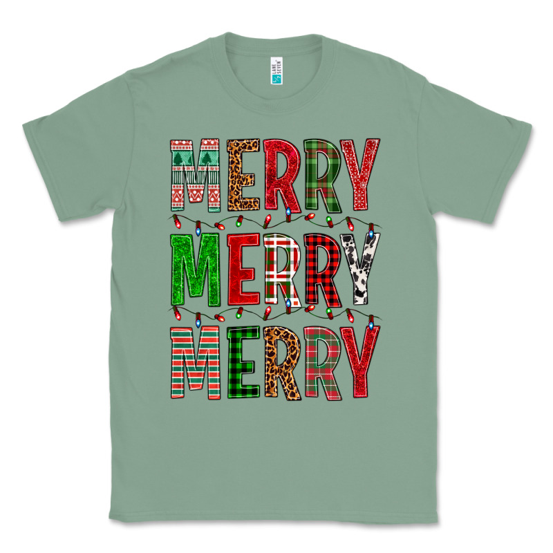 Merry Merry Merry Christmas Classic Tee by BundleAndBundleShop | Teevron