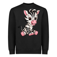 Black zebra Heavyweight Sweatshirt - texasbilliewilder