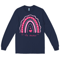 Navy Valentines Day Rainbow Long Sleeve Tee - Bettercallsaul