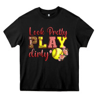 Black Look Pretty Play Dirty Heavy Core Tee - LillyAllenDesigns
