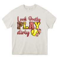 Cream Look Pretty Play Dirty Heavy Core Tee - LillyAllenDesigns