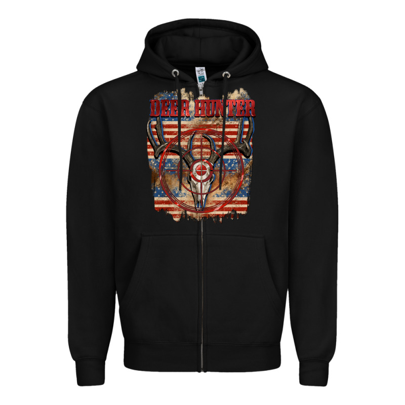 Deer Hunter Zipper Hoodie by CowGirlArtShop | Teevron