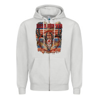 Dove Grey deer hunter Zipper Hoodie - CowGirlArtShop