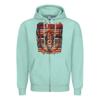 Seafoam deer hunter Zipper Hoodie - CowGirlArtShop