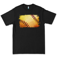 Black softball brushstroke Premium Tee - Jasminsmagicworld