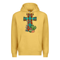 Antique Gold aztec cactus cross Premium Hoodie - JahusDesignShop