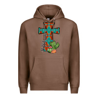 Chestnut aztec cactus cross Premium Hoodie - JahusDesignShop