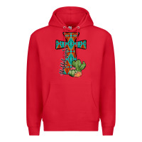 Red aztec cactus cross Premium Hoodie - JahusDesignShop