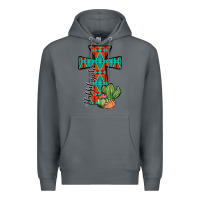 Rock aztec cactus cross Premium Hoodie - JahusDesignShop