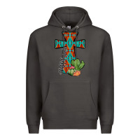 Smoke aztec cactus cross Premium Hoodie - JahusDesignShop