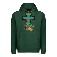 Sports Green aztec cactus cross Premium Hoodie - JahusDesignShop