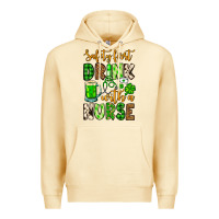 Pina Colada St. Patrick's Safety first drink with a Nurse Premium Hoodie - OliviaCreatesArt