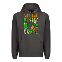 Smoke St. Patrick's Safety first drink with a Nurse Premium Hoodie - OliviaCreatesArt
