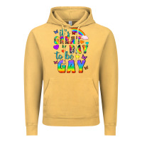 Vintage Mustard Western It's Great Day To Be Gay Vintage Hoodie - BundleAndBundleShop