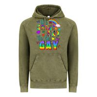 Vintage Olive Western It's Great Day To Be Gay Vintage Hoodie - BundleAndBundleShop