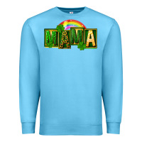 Ocean Blue St. Patricks Day mama Premium Sweatshirt - FaDigitalArtStudio