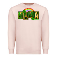 Pale Pink St. Patricks Day mama Premium Sweatshirt - FaDigitalArtStudio