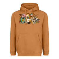 Meerkat Cows And Coffee Heavyweight Hoodie - FaDigitalArtStudio