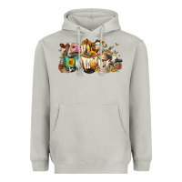 Moon Dust Cows And Coffee Heavyweight Hoodie - FaDigitalArtStudio