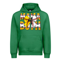 Emerald Mama Of Both Urban Hoodie - CowhideDigitalArt