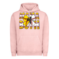 Pigment Salmon Mama Of Both Urban Hoodie - CowhideDigitalArt