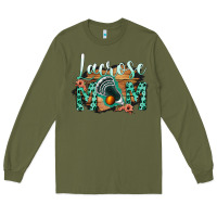 Army Green Lacrose Mom Long Sleeve Tee - Bettercallsaul