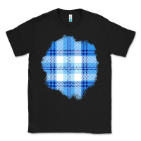 Black Winter Tartan Patch Classic Tee - BundleAndBundleShop