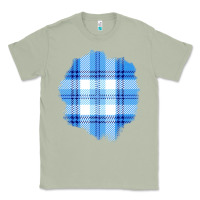 Matcha Winter Tartan Patch Classic Tee - BundleAndBundleShop
